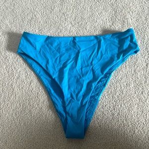 SKIMS Signature Swim Mid Waist Bottom in Colbalt